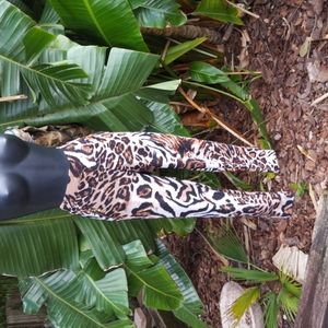 Animal print pants